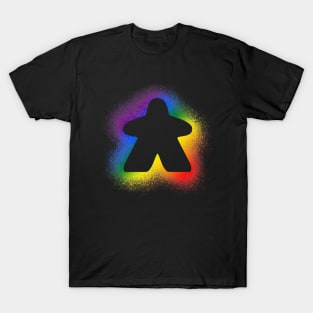 Meeple Spray - Rainbow T-Shirt